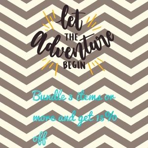 3 items or more 15% off bundle discount